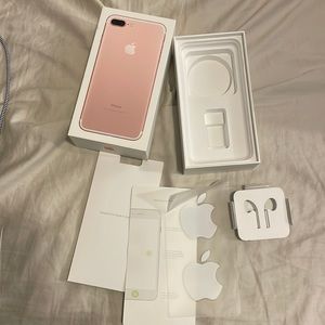 Apple iPhone 7 Plus rose gold box